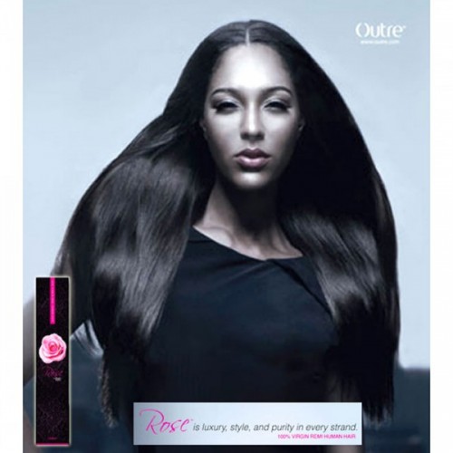 OUTRE 100% REMY HUMAN HAIR WEAVING ROSE REMI YAKI 10"